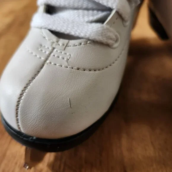 DBX White Girls Ice Skates Size 12J - Picture 10 of 16